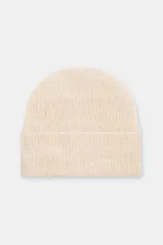 Answear.LAB caciula de casmir culoarea bej imagine