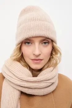 Answear.LAB caciula de lana culoarea bej imagine