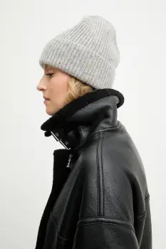 Answear.LAB caciula de lana culoarea gri imagine
