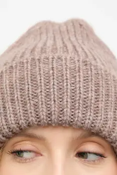 Answear.LAB caciula de lana culoarea maro imagine