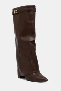 Answear Lab cizme culoarea negru, cu toc drept imagine