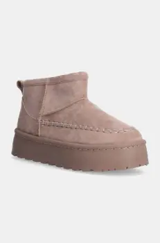 Answear Lab cizme de iarna culoarea bej imagine