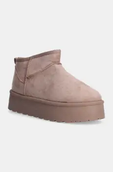 Answear Lab cizme de iarna culoarea bej imagine