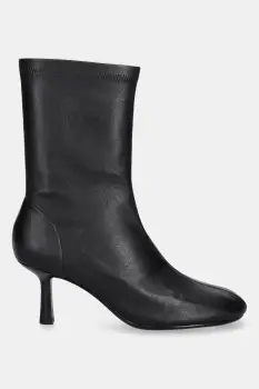 Answear.LAB cizme de piele culoarea negru, cu toc cui imagine