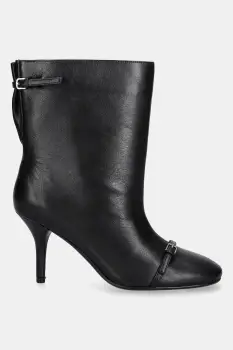 Answear.LAB cizme de piele culoarea negru, cu toc cui imagine