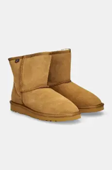 Answear Lab cizme de zapada din piele intoarsa culoarea bej imagine