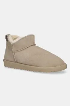 Answear.LAB cizme de zapada din piele intoarsa culoarea bej imagine