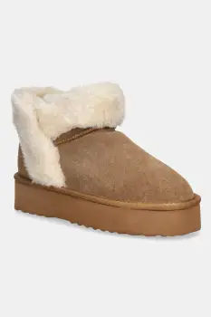 Answear.LAB cizme de zapada din piele intoarsa culoarea maro imagine