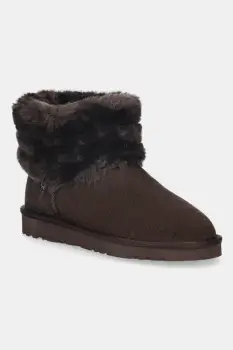 Answear.LAB cizme de zapada din piele intoarsa culoarea maro imagine