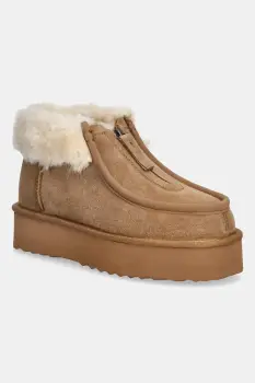 Answear.LAB cizme de zapada din piele intoarsa culoarea maro imagine