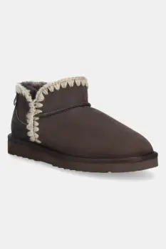 Answear.LAB cizme de zapada din piele intoarsa culoarea maro imagine