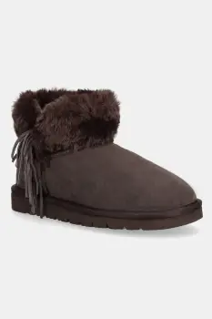 Answear.LAB cizme de zapada din piele intoarsa culoarea maro imagine