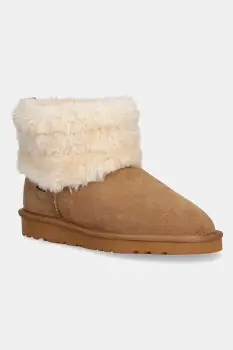 Answear.LAB cizme de zapada din piele intoarsa culoarea maro imagine