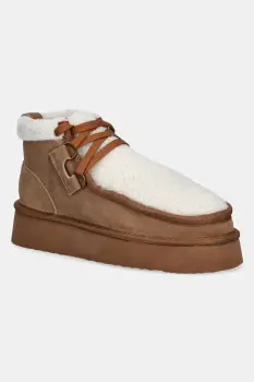 Answear.LAB cizme de zapada din piele intoarsa culoarea maro imagine