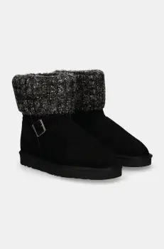 Answear Lab cizme de zapada din piele intoarsa culoarea negru imagine