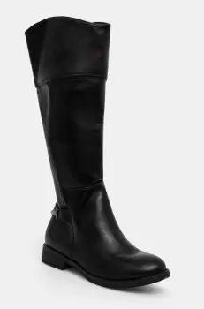 Answear Lab cizme femei, culoarea maro, cu toc drept imagine