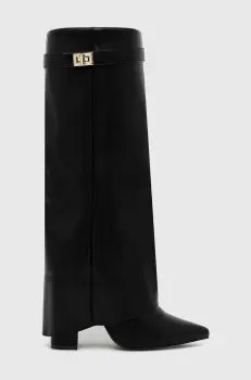 Answear Lab cizme femei, culoarea negru, cu toc drept imagine