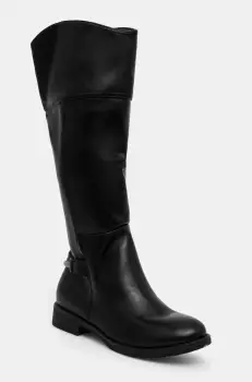 Answear Lab cizme femei, culoarea negru, cu toc drept imagine