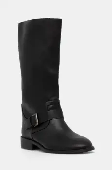 Answear Lab cizme femei, culoarea negru, cu toc drept imagine