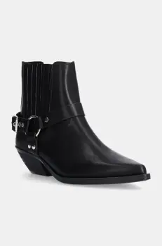 Answear Lab cizme femei, culoarea negru, cu toc drept imagine