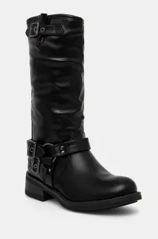 Answear Lab cizme femei, culoarea negru, cu toc drept imagine