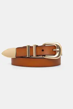 Answear Lab curea de piele culoarea maro imagine