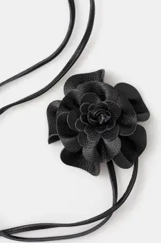 Answear Lab curea de piele culoarea negru imagine