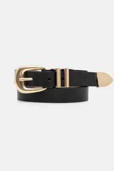 Answear Lab curea de piele culoarea negru imagine