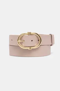 Answear Lab curea de piele culoarea roz imagine