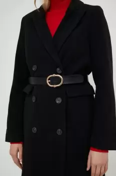 Answear Lab curea de piele femei, culoarea negru imagine