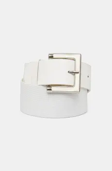 Answear Lab curea femei, culoarea alb imagine