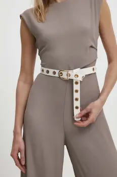 Answear Lab curea femei, culoarea alb imagine