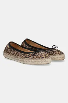 Answear Lab espadrile din piele intoarsa culoarea maro imagine