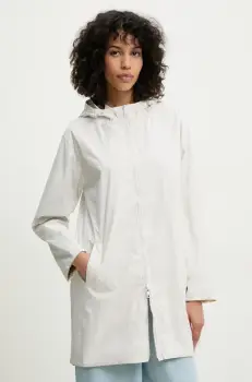 Answear Lab geaca cu doua fete culoarea alb, de tranzitie imagine