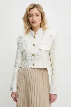 Answear Lab geaca culoarea alb, de tranzitie imagine