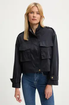 Answear Lab geaca culoarea albastru marin, de tranzitie imagine