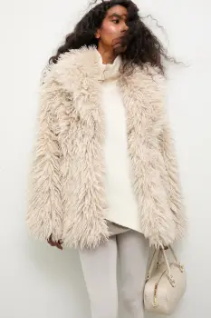 Answear.LAB geaca culoarea bej, de tranzitie imagine