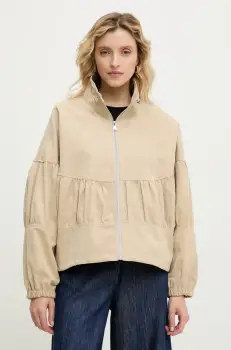 Answear Lab geaca culoarea bej, de tranzitie imagine