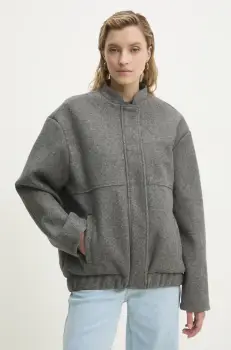 Answear Lab geaca culoarea gri, de tranzitie imagine