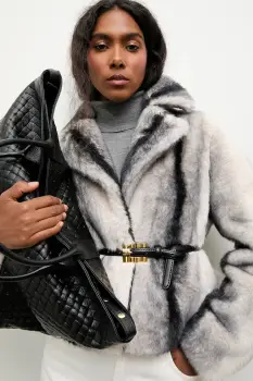 Answear.LAB geaca culoarea gri, de tranzitie imagine