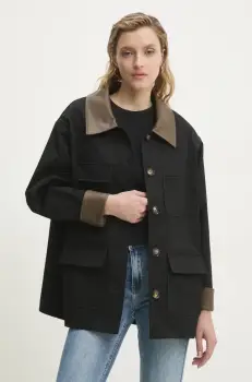 Answear Lab geaca culoarea negru, de tranzitie imagine