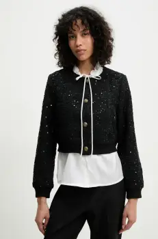 Answear Lab geaca culoarea negru, de tranzitie imagine