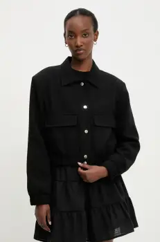 Answear Lab geaca culoarea negru, de tranzitie imagine