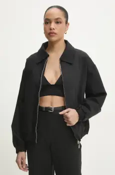 Answear Lab geaca culoarea negru, de tranzitie imagine