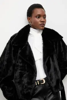 Answear.LAB geaca culoarea negru, de tranzitie imagine