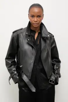 Answear.LAB geaca de biker pentru femei, din piele SURI Unscripted Collection imagine