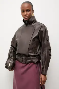 Answear.LAB geaca de biker pentru femei, din piele YARA Unscripted Collection imagine