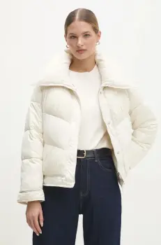 Answear Lab geaca femei, culoarea alb, de iarna imagine