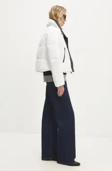 Answear Lab geaca femei, culoarea alb, de iarna, oversize imagine