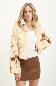 Answear Lab geaca femei, culoarea bej, de tranzitie imagine